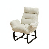 Foldable resting Recliner Ergonomic Reclining Chair Thick Padding for Indoors