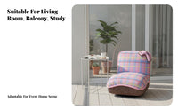 Rotate Barrel Chair Ergonomic Backrest Indoor Seating Modern Design Comfortable Feel for Homeowners, New Mothers, Study
