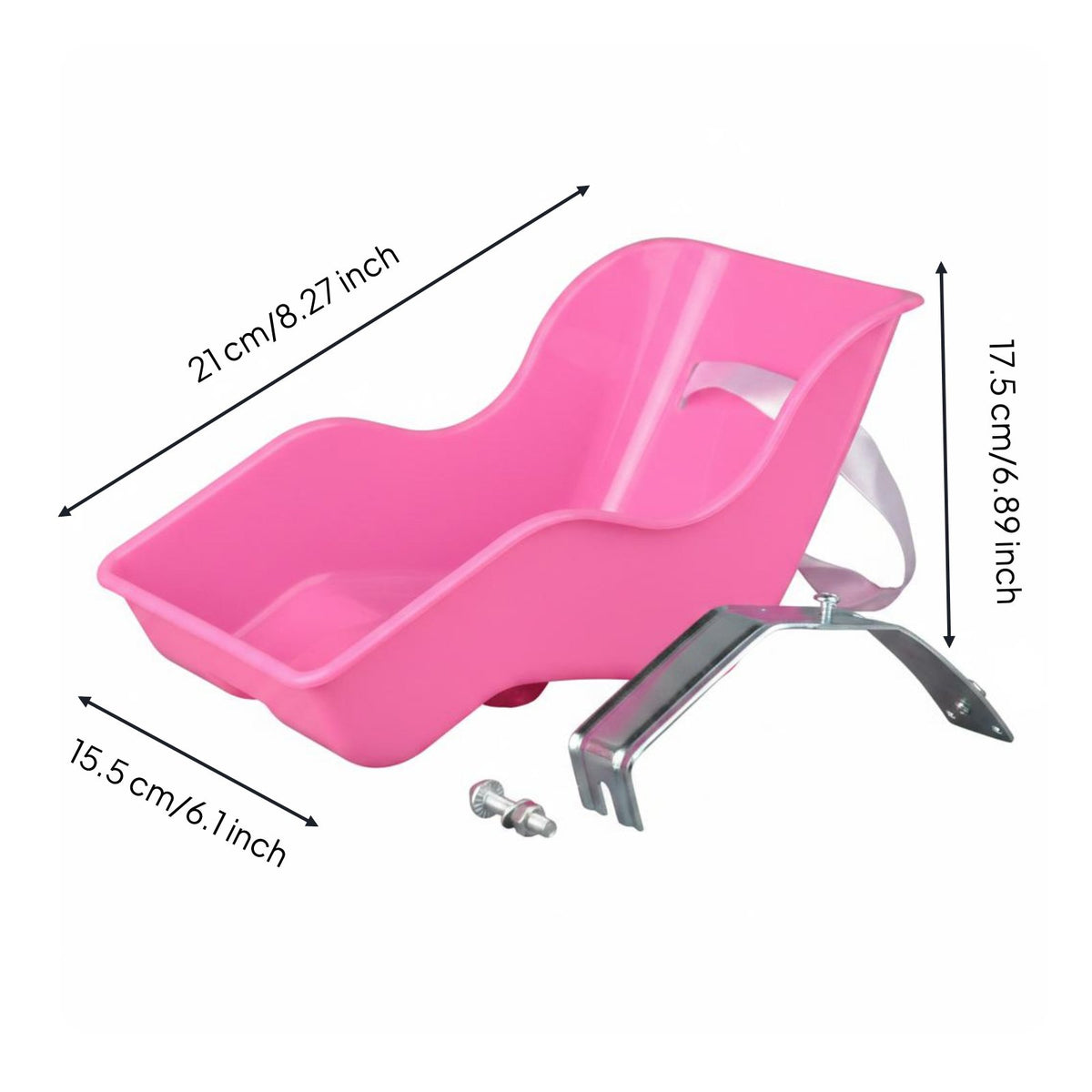 Pedal Cycle Doll Seat Easy to Install Doll Seat Universal Fit Fun Time Gear
