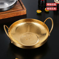 韩式不锈钢海鲜锅龙虾盘干锅锅仔酒吧鼎香辣锅子酒精小火锅部队锅