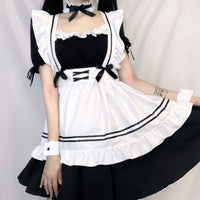 Japanese Maid Cosplay Dress Lolita Costume for Women S-4XL
