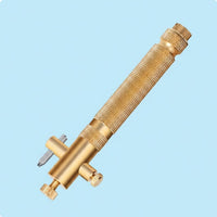 Purfling Knurled Grip Instrument Making Tool Brass-Colored for Luthiers