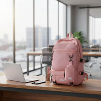 Unisex Laptop Backpack Laptop Backpack Hand Luggage Size Large Capacity Rucksack with Pouch for College Students, Commuters