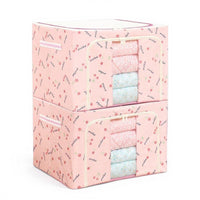 Foldable Framed container Large Capacity Foldable textile container with view panel for Adults
