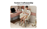Vanity Makeup Chair Multi-Purpose Molded Plastic Side Chair Space-Saving
