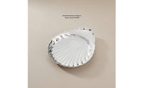 Shell Serving Plate Mirrored Seashell Versatile for Dining Table, Hosts