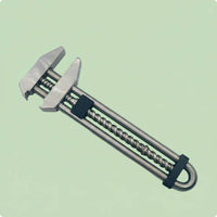 Adjustable Wrench 180 Mm Hand Tool Two-Jaw