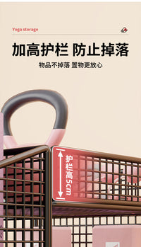 瑜伽垫收纳架家用泡沫轴储物架客厅健身器材放置架哑铃球拍放置架