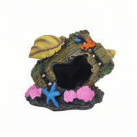 Resin Aquarium Cave Naturalistic Fish Hideout Realistic Fish Cave for Reptiles