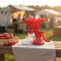 Hand Crank Tomato Juicer Long-Lasting Manual Tomato Press Easy to Clean