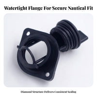 Rigid Transom Drain Plug with Flange