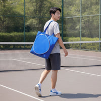 Large Capacity Tennis Tote Bag Sturdy Sports Tote Bag Lightweight Multi-Use for Everyday Errands
