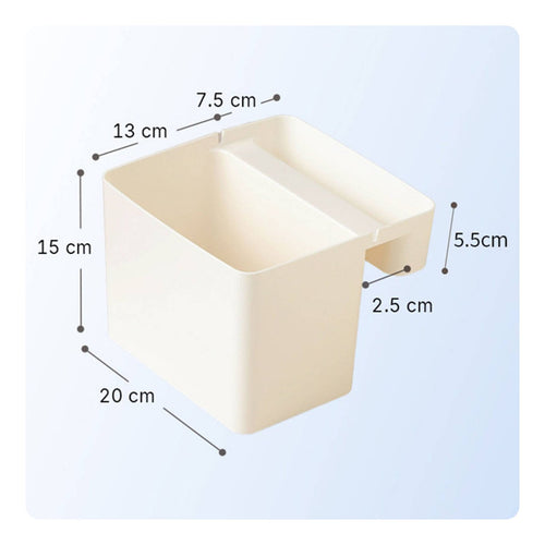 Bunk Bed Storage Organizer Space Saving Dorm Room Bedside Shelf Large Capacity