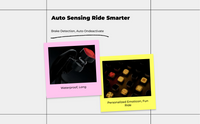 Waterproof USB bike light