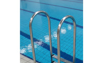 Stainless Steel 3-Step Pool Ladder Rustproof Pool Ladder with Step Pads Polished Long-Lasting for Swimming Pools