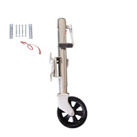 1500 lbs 8 Inch Side Crank Trailer Jack with Swivel Caster Wheel
