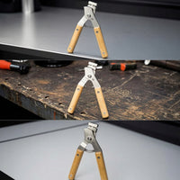 Spring-Loaded Wheel Spoke Holder Tool Anti-Twist Spoke Holding Tool Bladed Pliers J-Bend for Cyclists