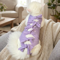 Female Cat Recovery Suit, Post Surgery Cat Clothing, Cat Anti-Licking Suit and Female Dog Recovery Suit, Breathable Care for Dogs Cats, 3 Sizes