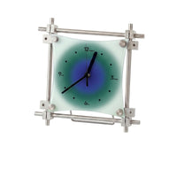 Analog Clock with Stand Modern Square Acrylic Clock Minimalist for Bedside Table, Office, Living Room