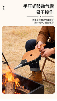 手风器户外烧烤助燃器迷你鼓风器吹风生火器吹灰除尘壁炉工具
