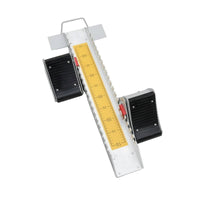 Starting Block with Adjustable Footplates Low-Profile Track Starting Block Textured Sprinter Pedals for Sprinters, Athletes, Sprint Training