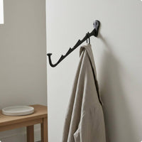 Cast Cast-Iron Wall Hook Minimalist Design Bird Coat Rack Heavy Duty