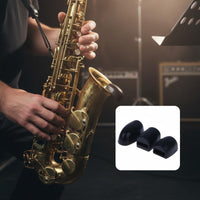 4 Pieces Anti-Fatigue Saxophone Thumb Rest Cushion Non-Slip Grip Saxophone Key Riser Set Universal Fit for Saxophonists, Musicians