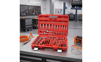 Ratchet Wrench Toolkit 72-Tooth Tool Case with Ratchet Wrench Sturdy-Shelled Tool Set with for Amateur Mechanics, Car Repair, Garage