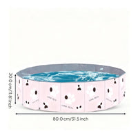 Foldable Hard Plastic Pet & Kiddie Pool, Non-Inflatable