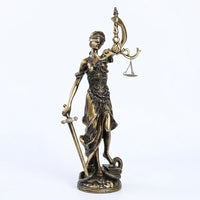 Themis Goddess of Justice Statue, Classical Resin Sculpture