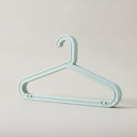 5 Pieces Hanger with Notches Compact Plastic Hanger Plastic Clothes Hangers Lightweight Sturdy for Closet, Wardrobe