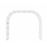 Metal Garden Arch Easy Assembly Rose Arch Trellis Weather-Resistant Climbing Plant Archway for Homeowners, DIY Enthusiasts, Pathway, Backyard, Patio