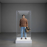 1/6 Scale Sweater Long-Lasting Material 1/6 Scale Figure Clothes Round Neck Doll Top Oversized Fit Miniature Knit Pullover