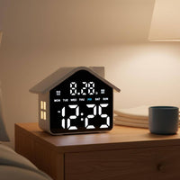 Illuminated Digital Alarm Clock Multifunctional Illuminated Alarm Clock Home Electronics Minimalist Design for Bedroom