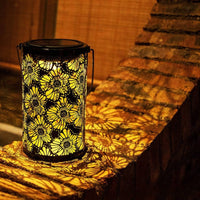 Solar Projection Lantern Waterproof Outdoor Lighting for Balcony, Pathway