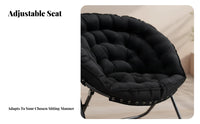Adjustable Backrest Lounger Foldable Design Adjustable Floor Lounger for Bedroom