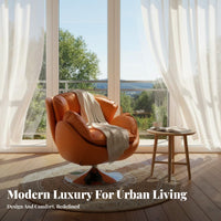 Rotating Barrel Chair Pillow-softLike Comfort Rotating Chair and Ottoman Set Sturdy Duty Includes Footrest for Adults