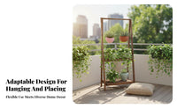 Floor-Standing pendant-designand type Pot Holder Anti Tiered Plant Stand Angular-frame frame blossom Rack Sturdy for Gardeners, Homeowners, Balcony, Living Room, Indoor, Outdoor