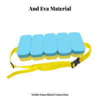 Buoyancy Support Swimming Training Belt Non-Inflatable Adjustable Flotation Waist Belt Lightweight Design for Beginners, Students