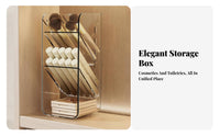 Cabinet Shelf Divider Transparent Design Bathroom Organizer for Vanity, Families
