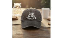 Distressed Finish USA 250th Anniversary Hat Adjustable 1776-2026 Commemorative Hat Breathable American Anniversary Baseball Cap for Patriots
