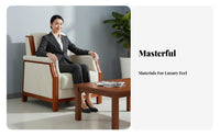 Comfortable padding Upholstered Office Sofa and Armchair robust Frame Reception Lounge Set Modern Design Waiting Room Seating Sturdy frame for Customers, Business Owners, Patients, Lobby, Airport, Salon, Hospital