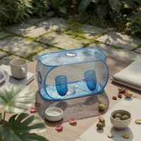 Still Air Chamber with Glove Ports Indoor Fungi Grow Box Clear