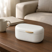 Desktop Storage Box Multi-Purpose Tabletop Organizer Minimalist Contemporary
