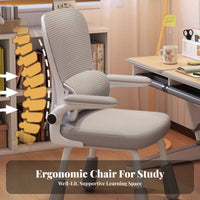 Adjustable Ergonomic Kids' Chair Lumbar Assist Study Seat Split Supportrest With Limb Supportrestsrests for Teenagers, Children
