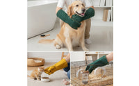 Bite-Resistant Animal Handling Gloves with Long Cuffs Heavy Duty Pet Handling Gloves for Dog Trainers, Veterinary Care