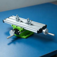 Compact Cross Slide Worktable with Handwheels Precision Milling and Drilling Table Accurate Mini Milling Table Multifunctional for Machinists