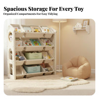 harethe designed Toy Bin Organizer Large Capacity Kids storage unit Rounded Corners