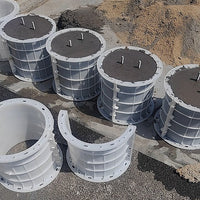 Photovoltaic Pier Plastic Mold Precast Cement Mold Solar Power Embedded Parts Photovoltaic Pier Mold Multiple Specifications