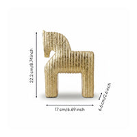 Minimalist Horse Sculpture Gift Idea Abstract Horse Statue Indoor Outdoor Use Home Decor for Living Room, Entryway, TV Cabinet